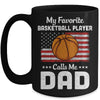 Basketball Dad My Favorite Basketball Player Calls Me Dad Mug Coffee Mug | Teecentury.com