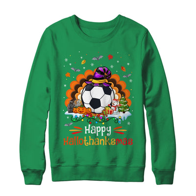 Basketball Halloween Christmas Thanksgiving Hallothanksmas Shirt & Sweatshirt | teecentury