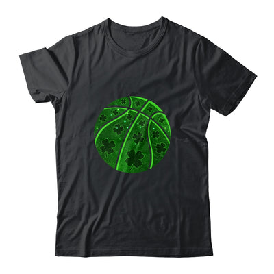 Basketball Shamrock Lucky Clover Irish St Patricks Day Boys Shirt & Hoodie | teecentury