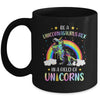 Be A Unicornasaurus Rex In A Field Of Unicorns Cute Gift Mug Coffee Mug | Teecentury.com