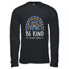 Be Kind Autism Awareness Leopard Rainbow I Accept Autism Shirt & Hoodie | teecentury