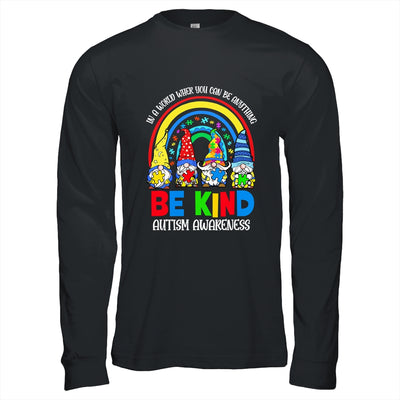 Be Kind Autism Awareness Month Rainbow Gnomes Puzzle Shirt & Hoodie | teecentury