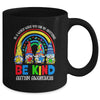 Be Kind Autism Awareness Month Rainbow Gnomes Puzzle Mug | teecentury