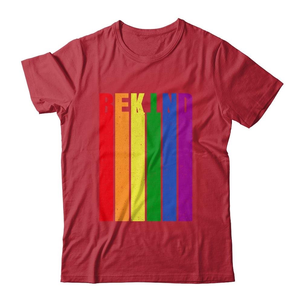 Be Kind Be You LGBT Pride Month Flag Rainbow LGBTQ Shirt & Tank Top | teecentury