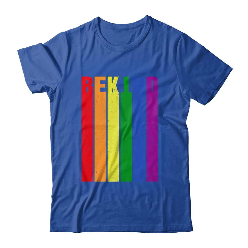 Be Kind Be You LGBT Pride Month Flag Rainbow LGBTQ Shirt & Tank Top | teecentury