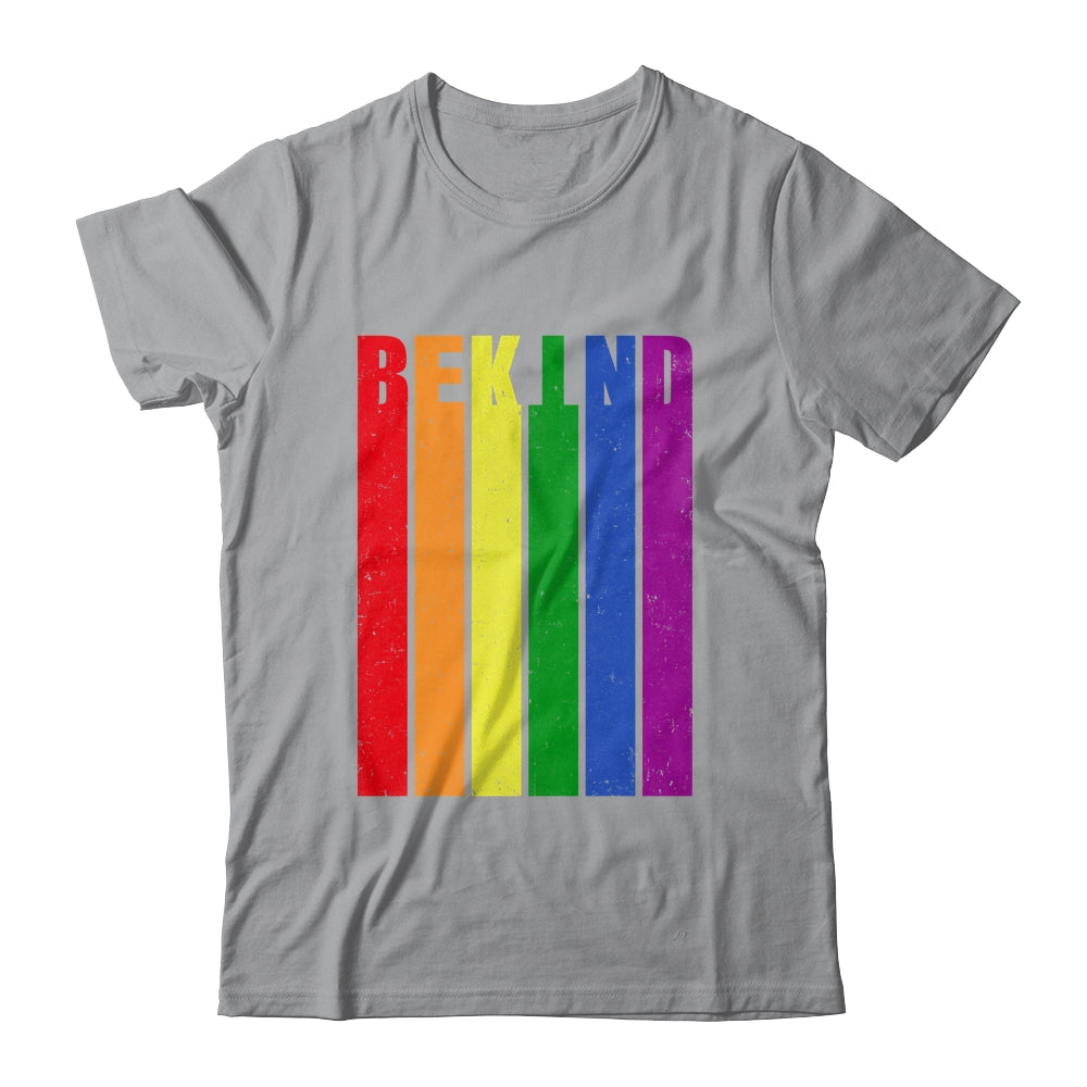 Be Kind Be You LGBT Pride Month Flag Rainbow LGBTQ Shirt & Tank Top | teecentury