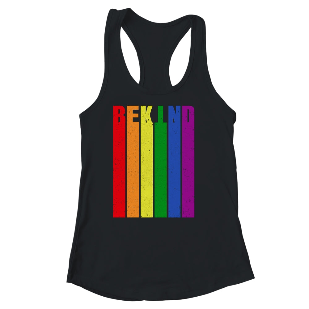 Be Kind Be You LGBT Pride Month Flag Rainbow LGBTQ Shirt & Tank Top | teecentury