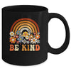 Be Kind Rainbow Choose Kindness Anti Bullying Groovy Organe Mug | teecentury