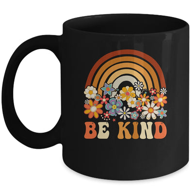 Be Kind Rainbow Choose Kindness Anti Bullying Groovy Organe Mug | teecentury