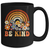 Be Kind Rainbow Choose Kindness Anti Bullying Groovy Organe Mug | teecentury