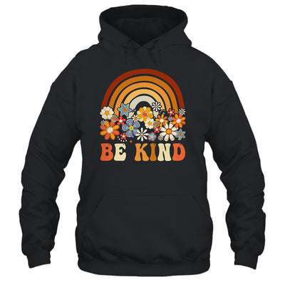 Be Kind Rainbow Choose Kindness Anti Bullying Groovy Organe Shirt & Hoodie | teecentury