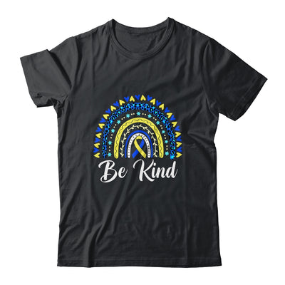 Be Kind Rainbow World Down Syndrome Awareness Day Shirt & Hoodie | teecentury