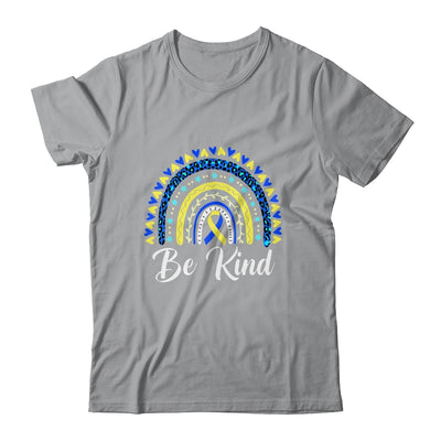 Be Kind Rainbow World Down Syndrome Awareness Day Shirt & Hoodie | teecentury