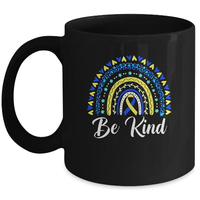 Be Kind Rainbow World Down Syndrome Awareness Day Mug | teecentury