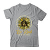 Be Kind Sunflower Gold Childhood Cancer Awareness Ribbon Shirt & Hoodie | teecentury