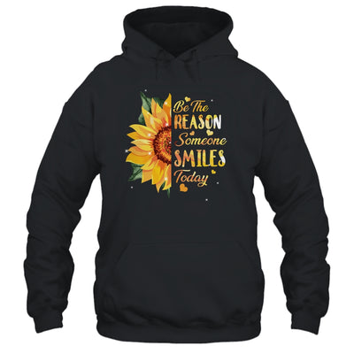 Be The Reason Someone Smiles Today Sunflower Inspirational T-Shirt & Tank Top | Teecentury.com
