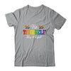 Be Yourself They'll Adjust LGBTQ Rainbow Flag Gay Pride T-Shirt & Tank Top | Teecentury.com