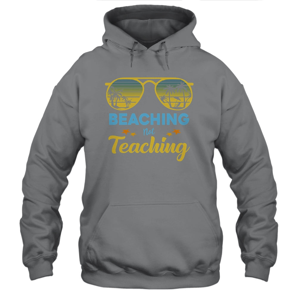 Beaching Not Teaching Funny Teacher Summer Vacation Gift T-Shirt & Tank Top | Teecentury.com