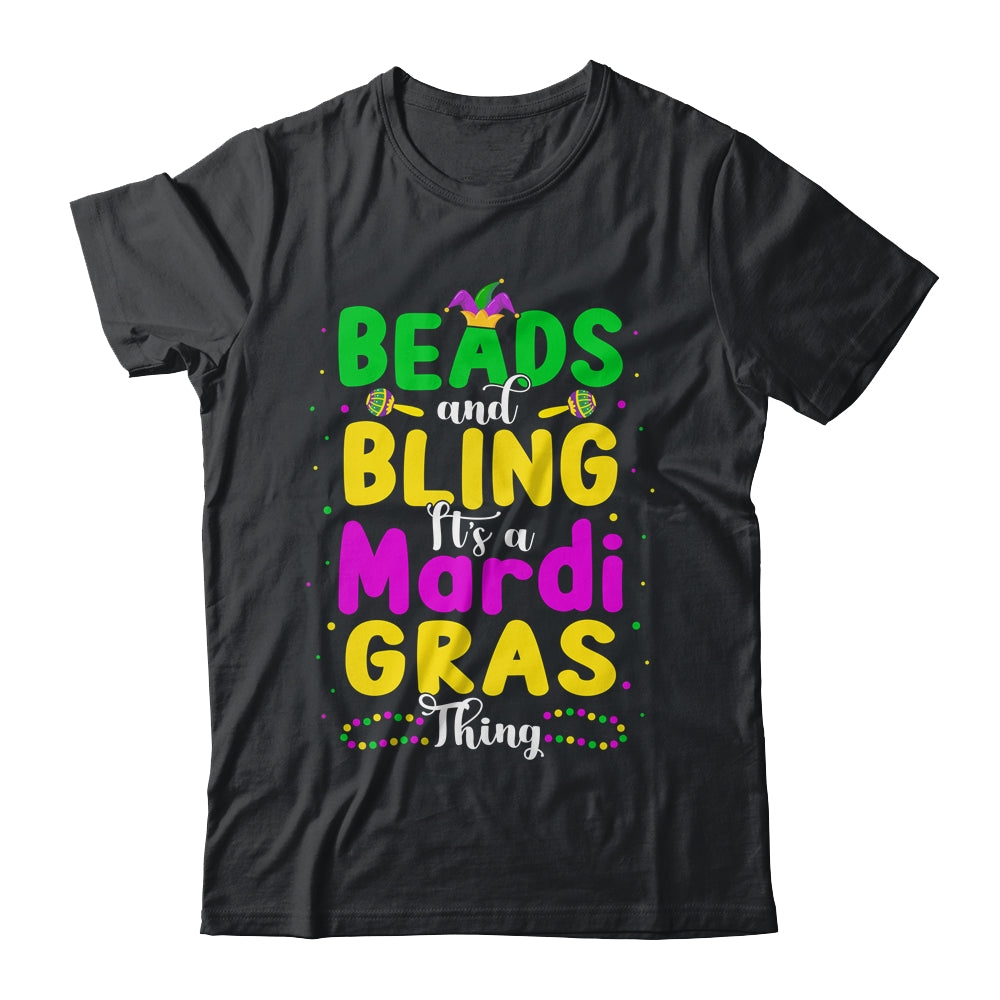 Beads And Bling Its A Mardi Gras Thing Men Women Girls Shirt & Tank Top | teecentury