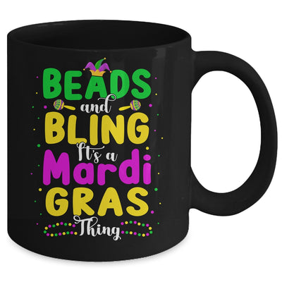 Beads And Bling Its A Mardi Gras Thing Men Women Girls Mug | teecentury