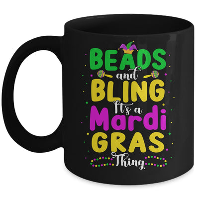 Beads And Bling Its A Mardi Gras Thing Men Women Girls Mug | teecentury