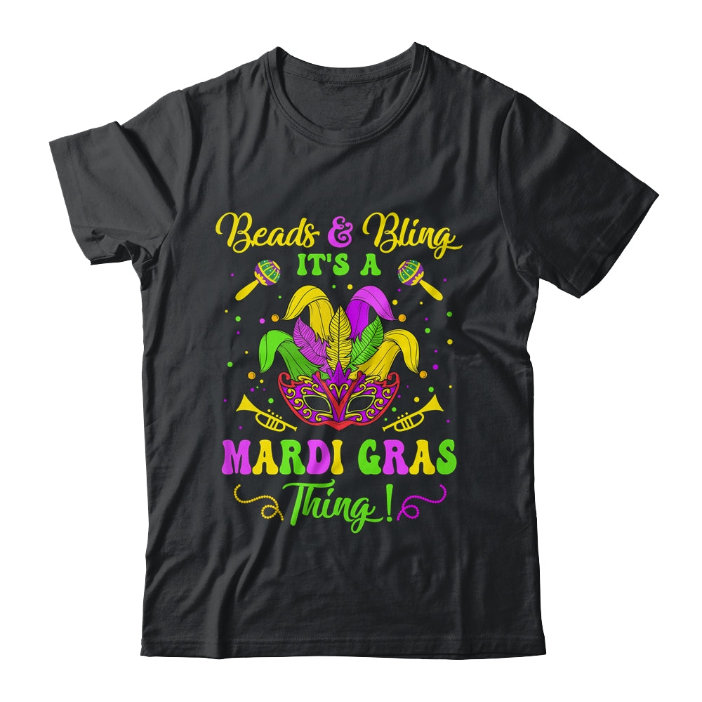 Beads And Bling Its A Mardi Gras Thing Women Girls Shirt & Tank Top | teecentury