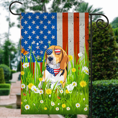 Beagle American USA Flag 4th of July Dog Lover On Independence Day | teecentury