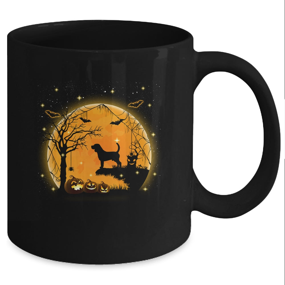 Beagle Dog And Moon Funny Halloween Costume Gift Mug Coffee Mug | Teecentury.com