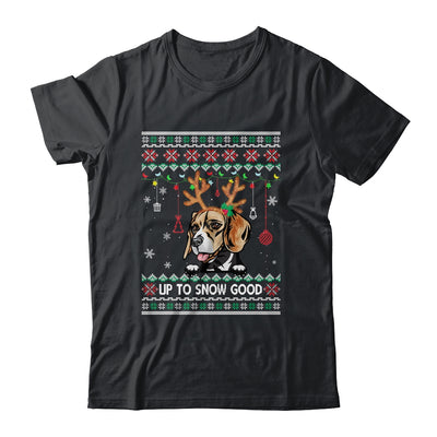 Beagle Dog Reindeer Ugly Christmas Xmas T-Shirt & Sweatshirt | Teecentury.com