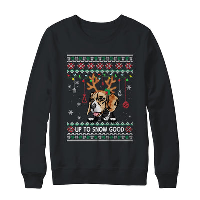 Beagle Dog Reindeer Ugly Christmas Xmas T-Shirt & Sweatshirt | Teecentury.com