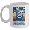 Bearded Funcle Funny Vintage Retro Gift Mug Coffee Mug | Teecentury.com