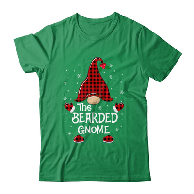 Bearded Gnome Buffalo Plaid Matching Christmas Pajama Gift T-Shirt & Sweatshirt | Teecentury.com