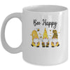 Bee Happy Gnomes Cute Mug Coffee Mug | Teecentury.com