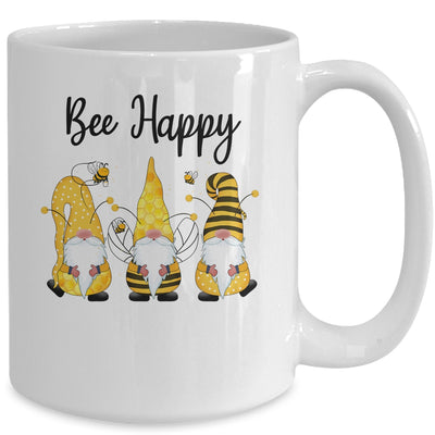 Bee Happy Gnomes Cute Mug Coffee Mug | Teecentury.com