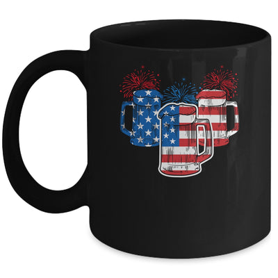 Beer American Flag 4th Of July Men Women USA Mug Coffee Mug | Teecentury.com