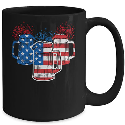 Beer American Flag 4th Of July Men Women USA Mug Coffee Mug | Teecentury.com