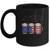 Beer American Flag 4th of July For Men Women Merica USA Mug | teecentury
