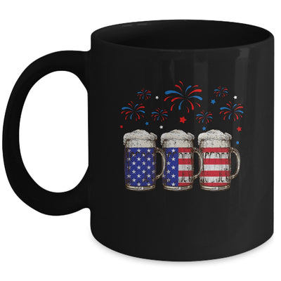 Beer American Flag 4th of July For Men Women Merica USA Mug | teecentury