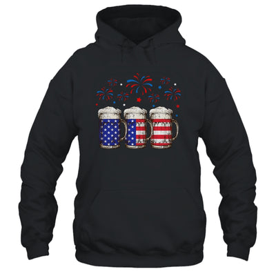 Beer American Flag 4th of July For Men Women Merica USA Shirt & Tank Top | teecentury