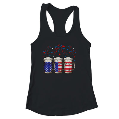 Beer American Flag 4th of July For Men Women Merica USA Shirt & Tank Top | teecentury