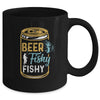 Beer Fishy Fishy Funny Papa Grandpa Dad Fishing For Men Mug Coffee Mug | Teecentury.com