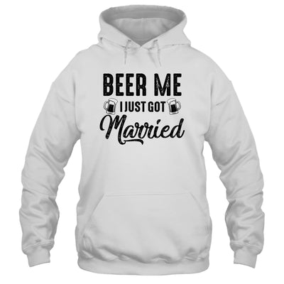 Beer Me I Just Got Married Funny Marriage Vintage Distressed Shirt & Tank Top | teecentury