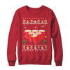 Beer Pong Drinking Game Ugly Christmas Sweater Funny Gift T-Shirt & Sweatshirt | Teecentury.com