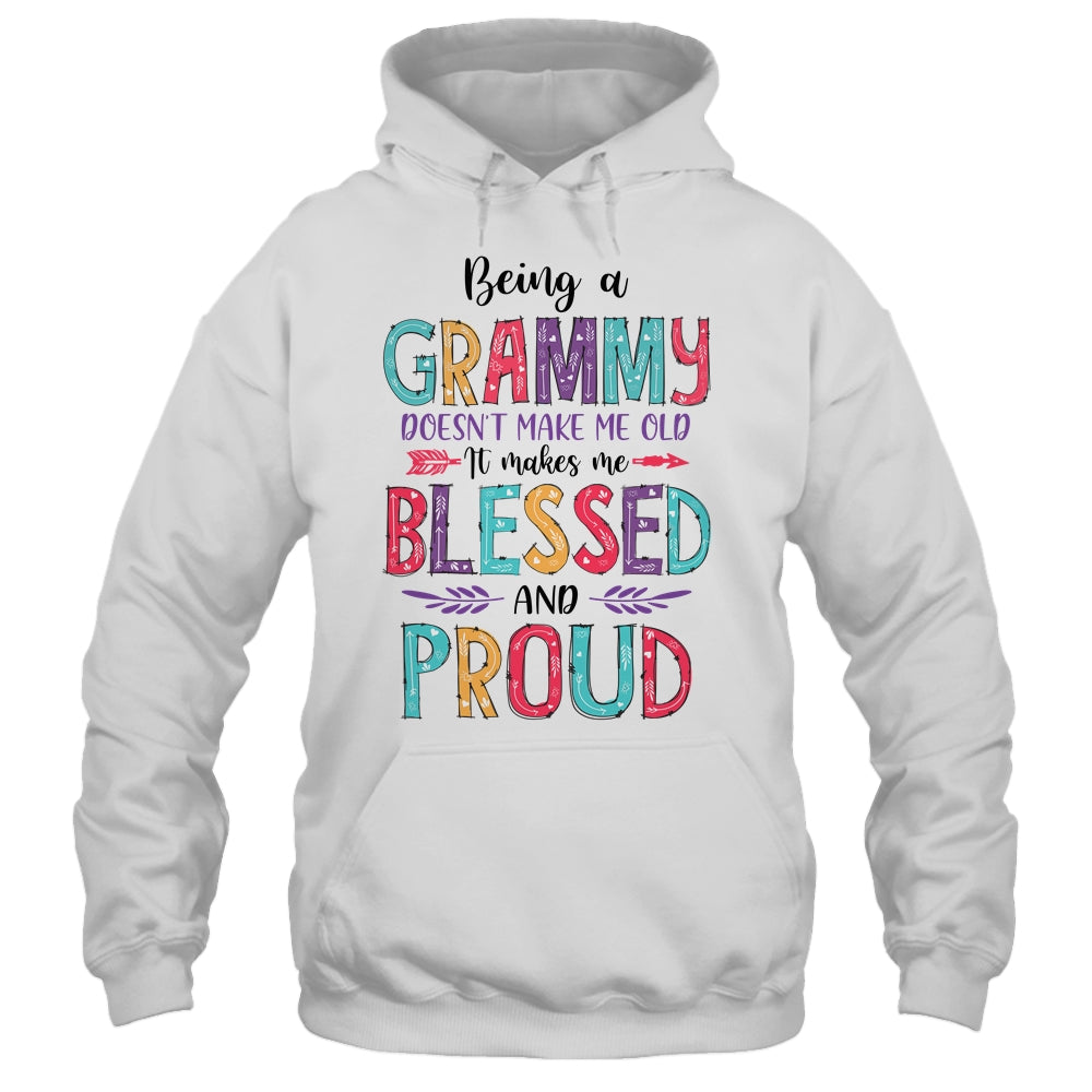 Being A Grammy Makes Me Blessed And Proud Mothers Day T-Shirt & Tank Top | Teecentury.com