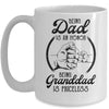 Being Dad Is An Honor Being Granddad Is Priceless Vintage Mug Coffee Mug | Teecentury.com