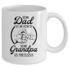 Being Dad Is An Honor Being Grandpa Is Priceless Vintage Mug Coffee Mug | Teecentury.com