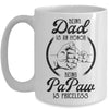Being Dad Is An Honor Being PaPaw Is Priceless Vintage Mug Coffee Mug | Teecentury.com