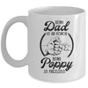 Being Dad Is An Honor Being Poppy Is Priceless Vintage Mug Coffee Mug | Teecentury.com