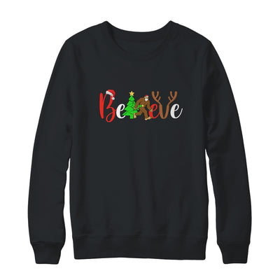 Believe Bigfoot Sasquatch In Mask Christmas Quarantine Gift T-Shirt & Sweatshirt | Teecentury.com