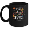 Best Aunt Ever Colored Patterns Mother's Day Aunt Birthday Mug Coffee Mug | Teecentury.com